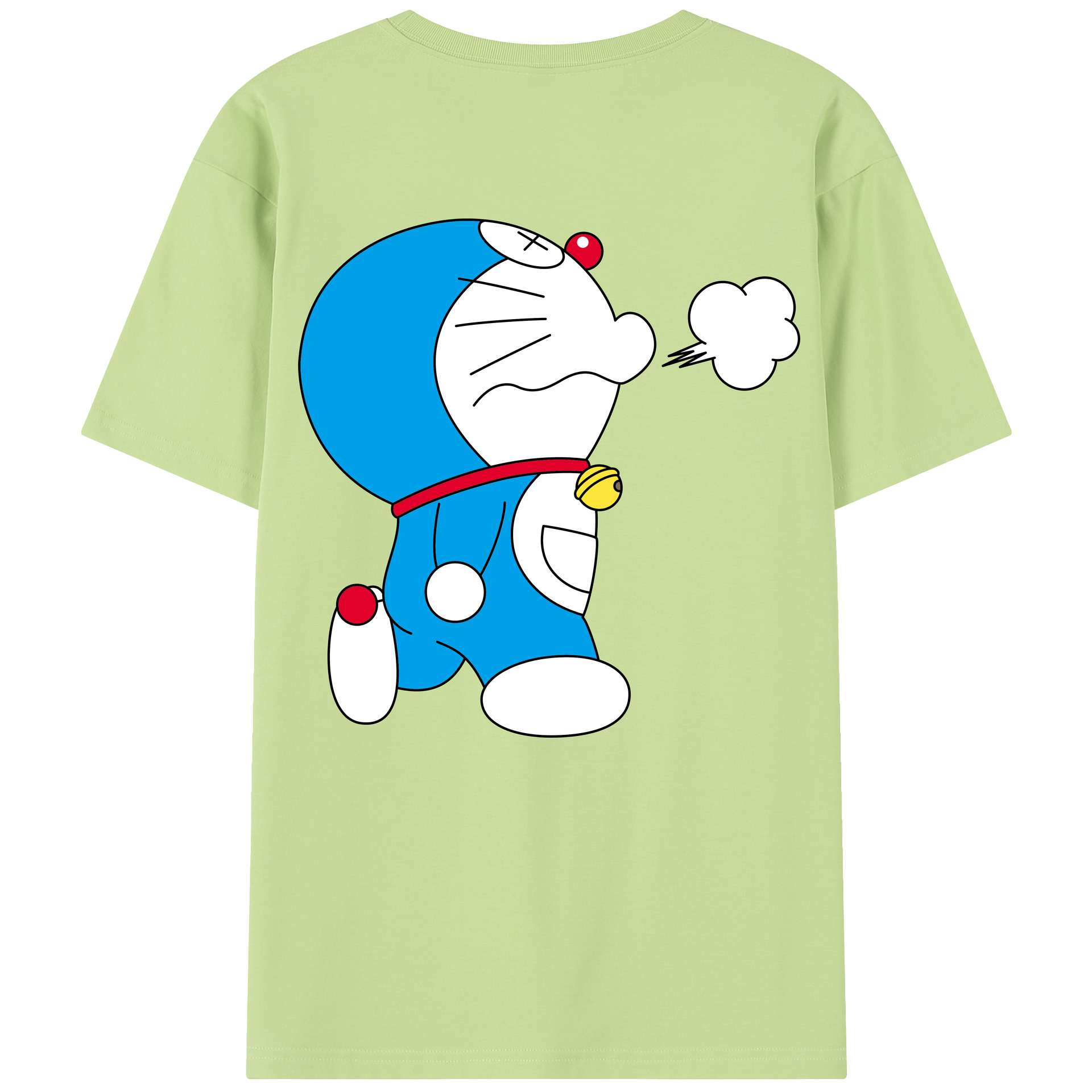 （画像用） ドラえもん Doraemon 綿100％半袖Tシャツ（背面プリント）